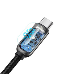 Baseus Display Fast Charging Data Cable Type-C To Type-C 100W (CATSK-B01)