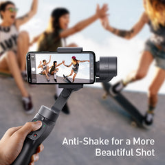 Baseus Control Smartphone Handheld Gimbal Stabilizer Grey (SUYT-0G)
