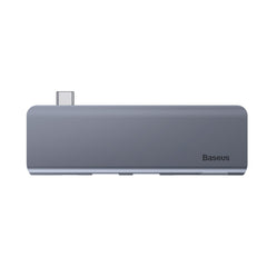 Baseus Harmonica 5 in 1Type-C USB Hub for Type-C Laptop Grey (CAHUB-K0G)