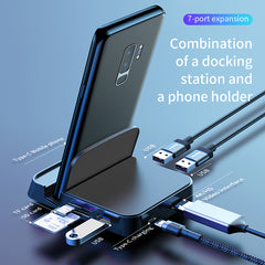 Baseus Mate USB-C DeX Mode Docking Station | Type-C Hub with HDMI, USB, PD, SD/TF | Supports Samsung Galaxy S9, S10, S20, S21, S22, S22+ and S22 Ultra,S23,S24 series,S25 & S25 Ultra (CAHUB-AT01)
