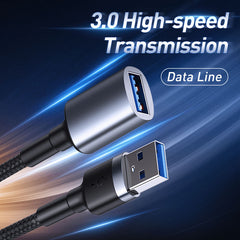 Baseus Cafule USB 3.0 Male To USB 3.0 Female Extension Data Cable (CADKLF-B0G)