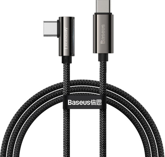Baseus Legend Series Elbow Fast Charging Data Cable Type-C To Type-C 100W CATCS-01