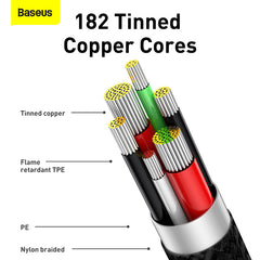 Baseus Legend Series Elbow Fast Charging Data Cable USB To Type-C 66W (CATCS-B01)