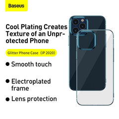 Baseus Glitter Phone Case for iPhone 12/12 Pro 6.1inch 2020 Blue (WIAPIPH61P-DW03)