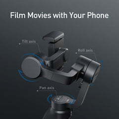 Baseus Control Smartphone Handheld Gimbal Stabilizer Grey (SUYT-0G)