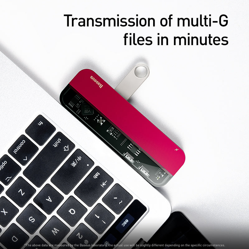 Baseus Transparent Series Dual Type-C Multifunctional Hub CAHUB-TS