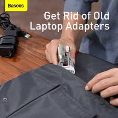 Baseus Flash Series Data Cable With Type-C To C+Dc 100W 2M Grey(CA1T2-B0G)