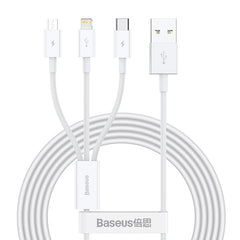 Baseus Superior Series Fast Charging Data Cable USB To M+L+C 3.5A 1.5M  (CAMLTYS-02)