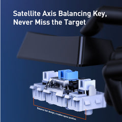 Baseus Gamo One-Handed Gaming Keyboard Black (GMGK01-01)