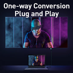 Baseus Enjoyment Series HDMI Male To VGA Male Adapter Cable (CAHUB-BH01)