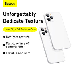 Baseus Liquid Silica Gel Protective Case for iPhone 12 2020 Models (WIAPIPH61P-YT01)