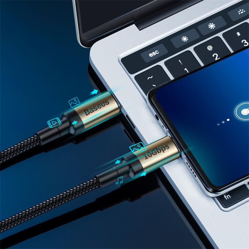 Baseus Cafule Series Cable Type-C Pd3.1 Gen2 100W (20V/5A) 1M CATKLF-SG1