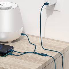 Baseus Superior Series Fast Charging Data Cable USB To M+L+C 3.5A 1.5M  (CAMLTYS-02)