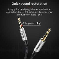 Baseus Yiven M30 3.5mm To 3.5mm 1.5M Aux Audio Cable (Aux M30)