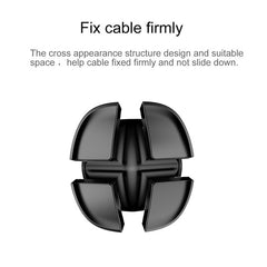 Baseus Cable Organizer Flexible Silicone USB Cable Winder Wire Management (ACTDJ-01)