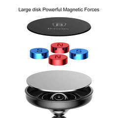 Baseus Bullet An On-Board Magnetic Bracket Black (SUYZD-01)