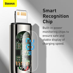 Baseus Display Fast Charging Data Cable Type-C To iPhone 20W (CATLSK-A01)