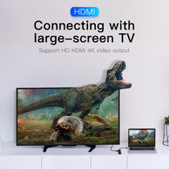 Baseus Mechanical Eye 6 in 1 USB Type-C Hub Grey (CAHUB-J0G)