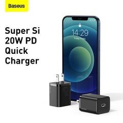 Baseus Super Si Quick Charger 1C 20W US Plug