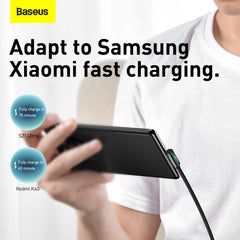 Baseus Legend Series Elbow Fast Charging Data Cable Type-C To Type-C 100W CATCS-01