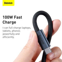 Baseus Flash Series USB4 C To C 100W 40Gbps 1M Tarnish (CASS010014)