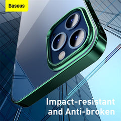 Baseus Glitter Phone Case for iPhone 12 Pro Max 6.7inch 2020 Green (WIAPIPH67N-DW06)