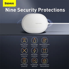 Baseus Light Magnetic Wireless Charger(Suit for iPhone 12 With Type-C Cable 1.5M)