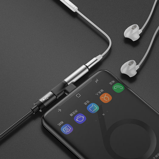 Baseus L41 Type-C To Type-C Female + 3.5 mm Female Audio Connector Splitter