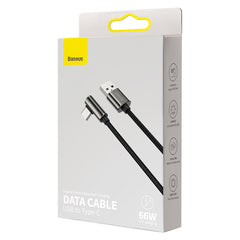 Baseus Legend Series Elbow Fast Charging Data Cable USB To Type-C 66W (CATCS-B01)