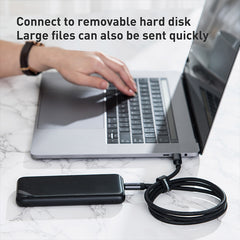 Baseus Cafule Series Cable Type-C Pd3.1 Gen2 100W (20V/5A) 1M CATKLF-SG1