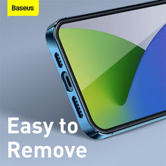 Baseus Glitter Phone Case for iPhone 12/12 Pro 6.1inch 2020 Blue (WIAPIPH61P-DW03)