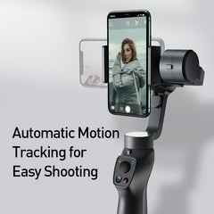 Baseus Control Smartphone Handheld Gimbal Stabilizer Grey (SUYT-0G)