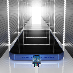 Baseus Simple Wisdom Data Cable Kit USB To Ip 2.4A (2Pcs/Set) 1.5M White (TZCALZJ-02)