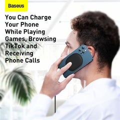 Baseus Light Magnetic Wireless Charger(Suit for iPhone 12 With Type-C Cable 1.5M)