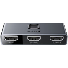 Baseus Matrix Hdmi Splitter (2in1Or 1in2) Space Gray (CAHUB-BC0G)