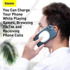 Baseus Light Magnetic Wireless Charger(Suit for iPhone 12 With Type-C Cable 1.5M)