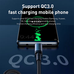 Baseus Cafule Series Cable Type-C Pd3.1 Gen2 100W (20V/5A) 1M CATKLF-SG1