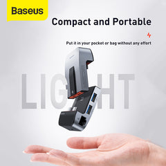 Baseus Armor Age Type-C Bracket Multifunctional Hub Adapter Space Gray (CAHUB-AJ0G)