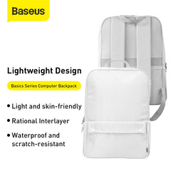 Baseus Basics Series Computer Laptop Bag Backpack Waterproof & Dustproof (LBJN-F0G)