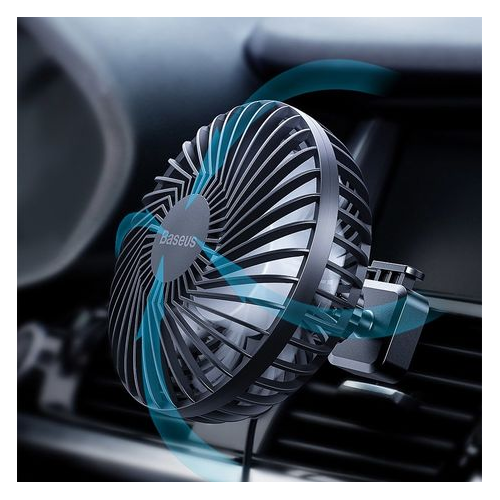 Baseus Departure Vehicle Fan (Air Outlet Type) (CXQC-A03) (black)
