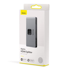 Baseus splitter HDMI matrix switch 4K grey CAHUB-BC0G
