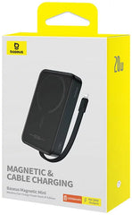 Charger Baseus Powerbank Magnetic Mini 10000mAh 20W MagSafe (black)-P10022109113-00