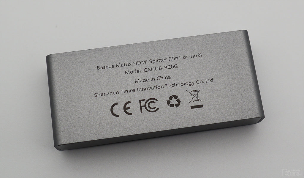 Baseus splitter HDMI matrix switch 4K grey CAHUB-BC0G