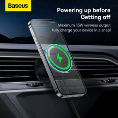 Baseus magnetic Car Phone Holder with wireless charging CW01-C40141001111-00