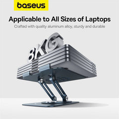 Baseus UltraStable Pro SeriesRotatable And Foldable Laptop Stand- B10059900811-00