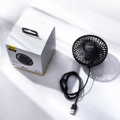 Baseus Departure Vehicle Fan (Air Outlet Type) (CXQC-A03) (black)