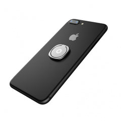 Baseus® Original Finger Ring Cum Stand for All Mobile Phones and Tablets (Black) SUMQ-01