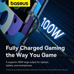 Baseus Unbreakable Series Fast Charging Data Cable Type-C to Type-C-P10355800111-00