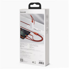 Baseus Flash Series One-for-Three Fast Charging Data Cable USB To M+L+C 1.2M (CA1T3-G1)