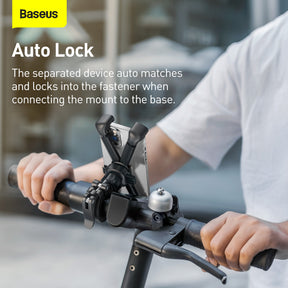 Baseus Quick To Take Cycling Holder (Applicable For Bicycle and Motorcycle) Black (SUQX-01)